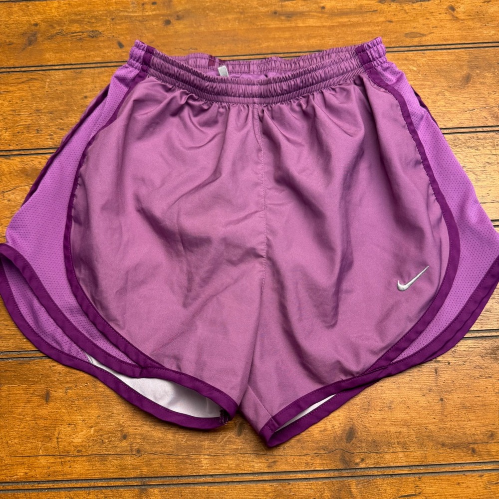 Nike Dri Fit Womens Running Shorts‎ Lilac Purple Athletic Performance XS